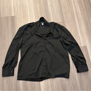 a new day Black Blouse